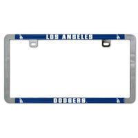 Wholesale-Los Angeles Dodgers Metal Lic. Plate Frame Slim