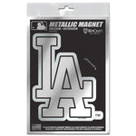 Wholesale-Los Angeles Dodgers Metallic Magnets 3" x 5"