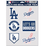 Wholesale-Los Angeles Dodgers Multi Use 6 Fan Pack