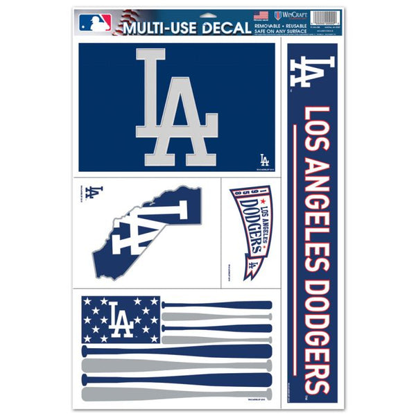 Wholesale-Los Angeles Dodgers Multi Use Decal 11" x 17"