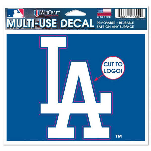 Wholesale-Los Angeles Dodgers Multi-Use Decal - cut to logo 5" x 6"