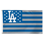 Wholesale-Los Angeles Dodgers / Patriotic Flag - Deluxe 3' X 5'