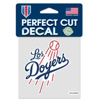 Wholesale-Los Angeles Dodgers Perfect Cut Color Decal 4" x 4"