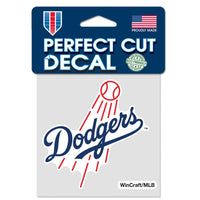 Wholesale-Los Angeles Dodgers Perfect Cut Color Decal 4" x 4"