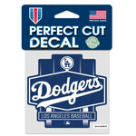 Wholesale-Los Angeles Dodgers Perfect Cut Color Decal 4" x 4"