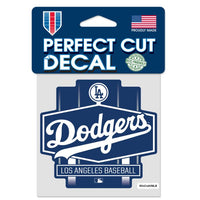 Wholesale-Los Angeles Dodgers Perfect Cut Color Decal 4" x 4"