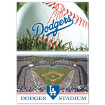 Wholesale-Los Angeles Dodgers Rectangle Magnet, 2pack 2" x 3"