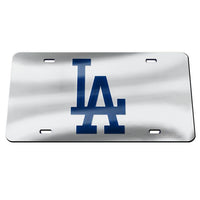 Wholesale-Los Angeles Dodgers SILVER Acrylic Classic License Plates