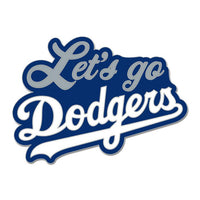 Wholesale-Los Angeles Dodgers SLOGAN Collector Enamel Pin Jewelry Card