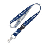 Wholesale-Los Angeles Dodgers SLOGAN Lanyard w/detachable buckle 1"