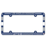 Wholesale-Los Angeles Dodgers SLOGAN Lic Plate Frame Full Color