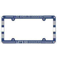 Wholesale-Los Angeles Dodgers SLOGAN Lic Plate Frame Full Color