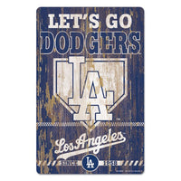 Wholesale-Los Angeles Dodgers SLOGAN Wood Sign 11" x 17" 1/4" thick