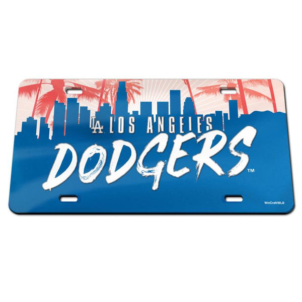 Wholesale-Los Angeles Dodgers Specialty Acrylic License Plate