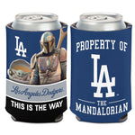 Wholesale-Los Angeles Dodgers / Star Wars Mandalorian Can Cooler 12 oz.