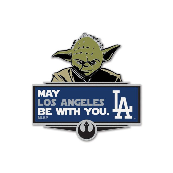 Wholesale-Los Angeles Dodgers / Star Wars YODA Collector Pin Jewelry Card