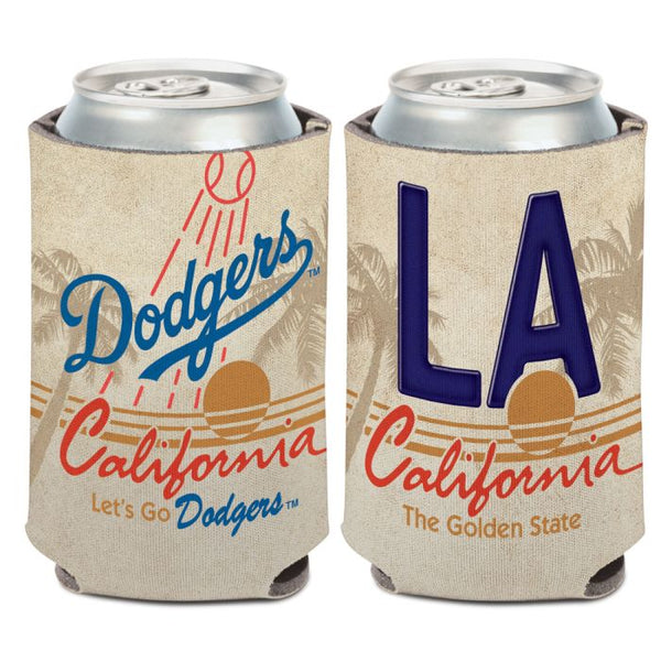 Wholesale-Los Angeles Dodgers State plate Can Cooler 12 oz.