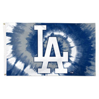 Wholesale-Los Angeles Dodgers Tie Dye Flag - Deluxe 3' X 5'