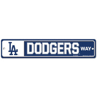 Wholesale-Los Angeles Dodgers Way Street / Zone Sign 3.75" x 19"