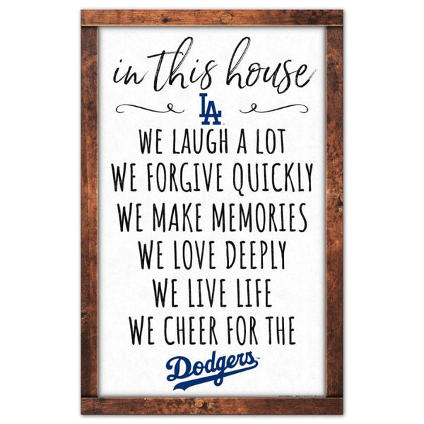 Wholesale-Los Angeles Dodgers Wood Sign 11" x 17" 1/4" thick