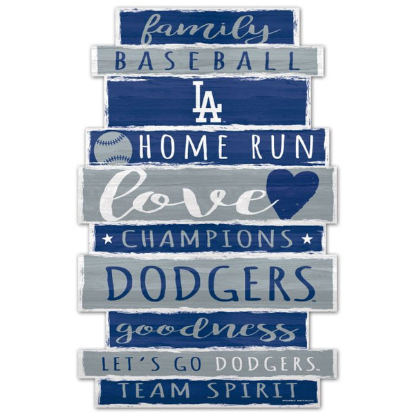 Wholesale-Los Angeles Dodgers Wood Sign 11" x 17" 1/4" thick