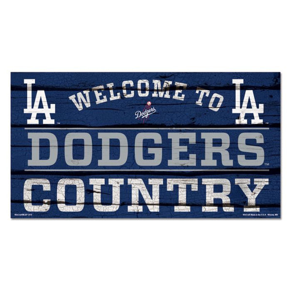 Wholesale-Los Angeles Dodgers Wood Sign 13"x24" 1/4" thick