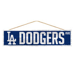 Wholesale-Los Angeles Dodgers Wood Sign-with Rope 4" x 17"