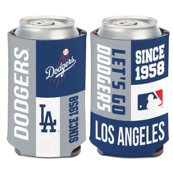 Wholesale-Los Angeles Dodgers color block Can Cooler 12 oz.