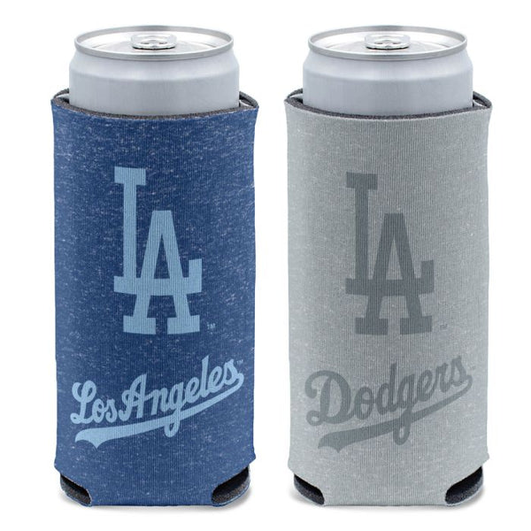 Wholesale-Los Angeles Dodgers colored heather 12 oz Slim Can Cooler