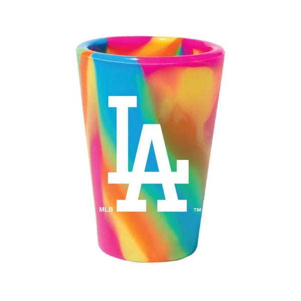Wholesale-Los Angeles Dodgers hippie 1.5oz Silicone Shot Glass
