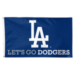 Wholesale-Los Angeles Dodgers slogan Flag - Deluxe 3' X 5'