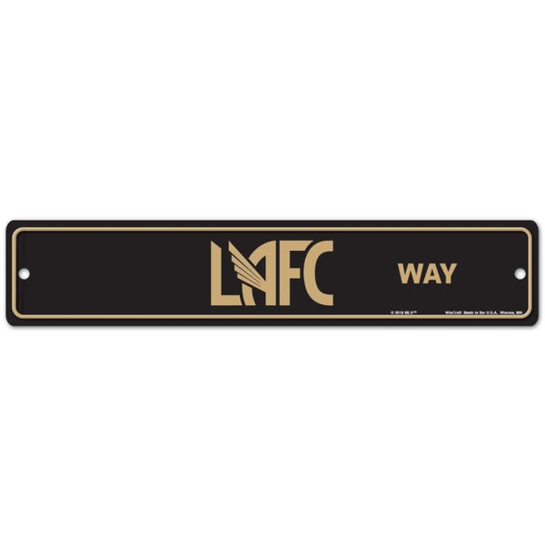 Wholesale-Los Angeles FC Street / Zone Sign 3.75" x 19"