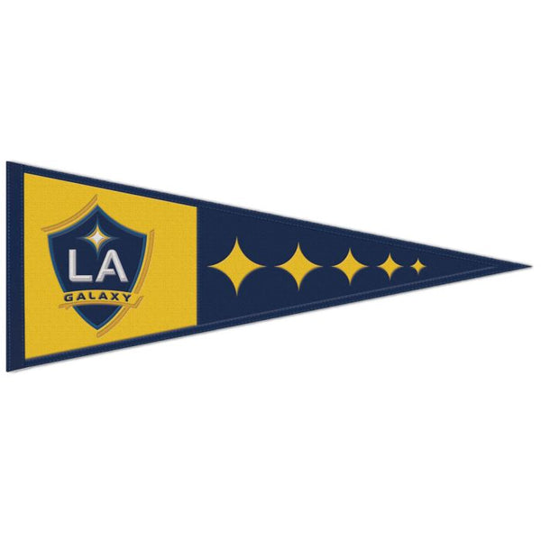 Wholesale-Los Angeles Galaxy PRIMARY LOGO Wool Pennant 13" x 32"