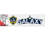 Wholesale-Los Angeles Galaxy Perfect Cut Decals 3" x 10"