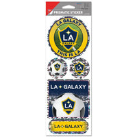 Wholesale-Los Angeles Galaxy Prismatic Decal 4" x 11"