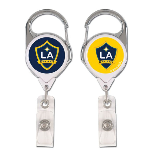 Wholesale-Los Angeles Galaxy Retrct 2S Prem Badge Holders