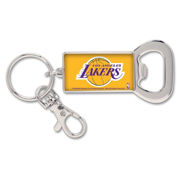 Wholesale-Los Angeles Lakers Bottle Opener Key Ring Rectangle