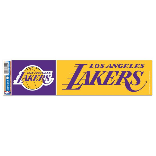 Wholesale-Los Angeles Lakers Bumper Strip 3" x 12"