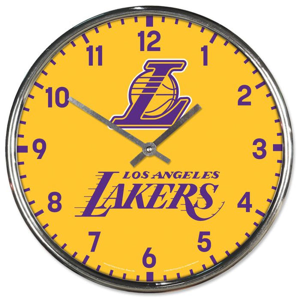 Wholesale-Los Angeles Lakers Chrome Clock