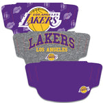 Wholesale-Los Angeles Lakers Fan Mask Face Cover 3 Pack