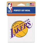 Wholesale-Los Angeles Lakers Perfect Cut Color Decal 4" x 4"
