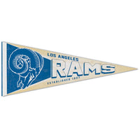 Wholesale-Los Angeles Rams / Classic Logo RETRO Premium Pennant 12" x 30"