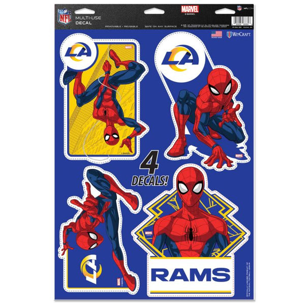 Wholesale-Los Angeles Rams / Marvel (C) 2021 Marvel Multi-Use Decal 11" x 17"
