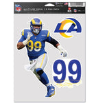 Wholesale-Los Angeles Rams Multi Use 3 Fan Pack Aaron Donald