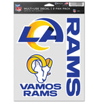 Wholesale-Los Angeles Rams Multi Use 3 Fan Pack