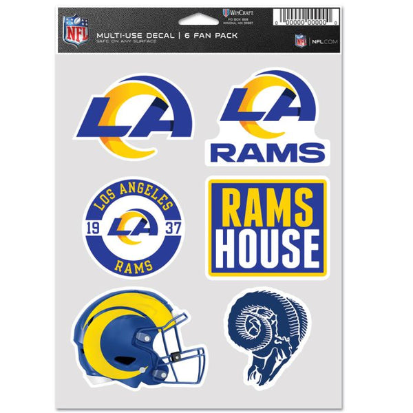 Wholesale-Los Angeles Rams Multi Use 6 Fan Pack