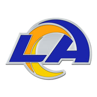 Wholesale-Los Angeles Rams Primary Logo Colored Chrome Free Form Auto Emblem