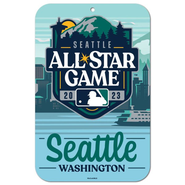 Wholesale-MLB All Star Game 2023 MLB All Star Game Plastic Sign 11" x 17"