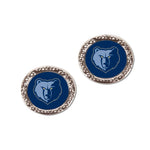 Wholesale-Memphis Grizzlies Earrings Jewelry Carded Round