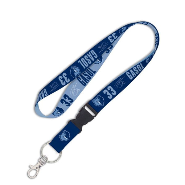 Wholesale-Memphis Grizzlies Lanyard w/detachable buckle 1" Marc Gasol